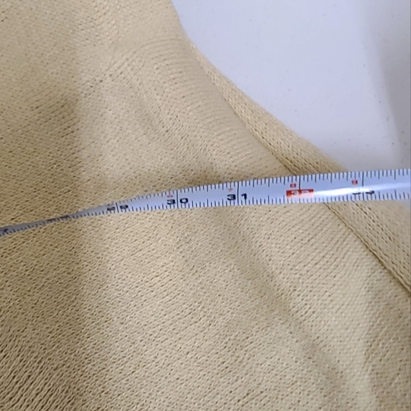 New with Tags Young USA Cream Cowel Neck Fringed Poncho One Size - Picture 8 of 9